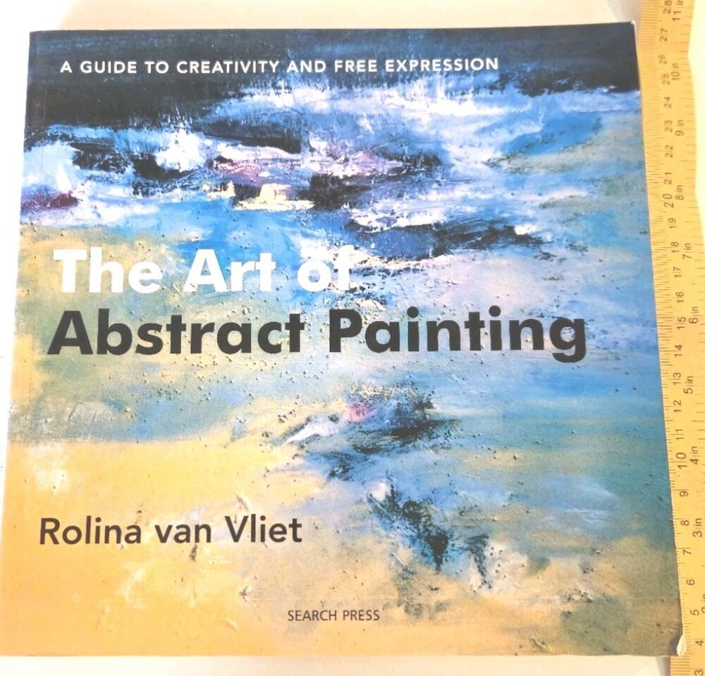 Search Press Abstract Painting Art Instruction Book Rolina Van Vliet